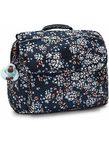 Mochila escolar codie l 41 cm 'kipling' estampado floral oscuro kipling