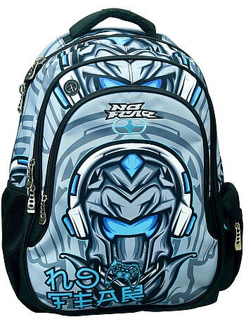 Mochila escolar compartimentada con motivo de robot no fear 43 cm