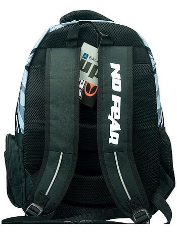 Mochila escolar compartimentada con motivo de robot no fear 43 cm