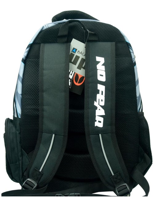 Mochila escolar compartimentada con motivo de robot no fear 43 cm - Kiabi Mochila escolar compartimentada con motivo de robot no fear 43 cm - Kiabi