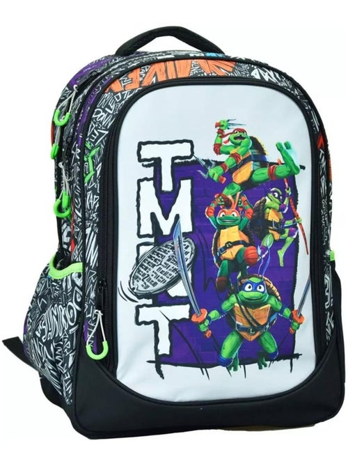 Mochila escolar con licencia teenage mutant ninja turtles las tortugas ninja 45 cm - Kiabi Mochila escolar con licencia teenage mutant ninja turtles las tortugas ninja 45 cm - Kiabi