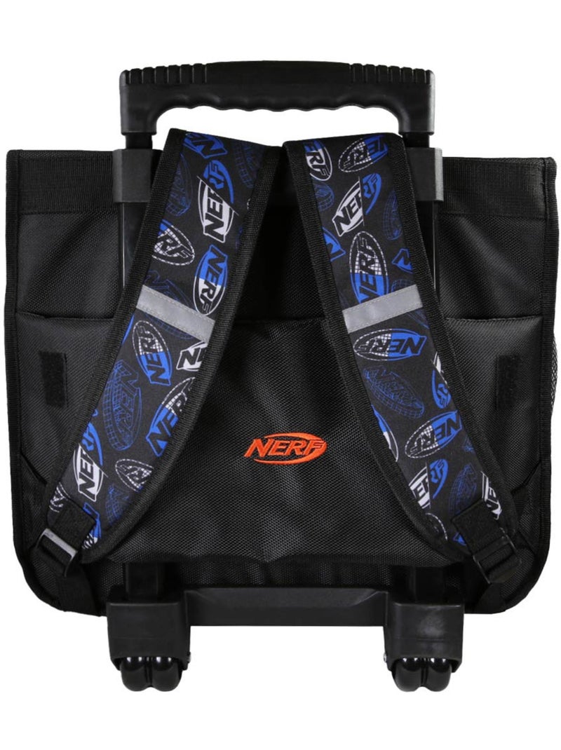 Mochila escolar con ruedas – 2 compartimentos – 38 cm – nerf Multicolor - Kiabi