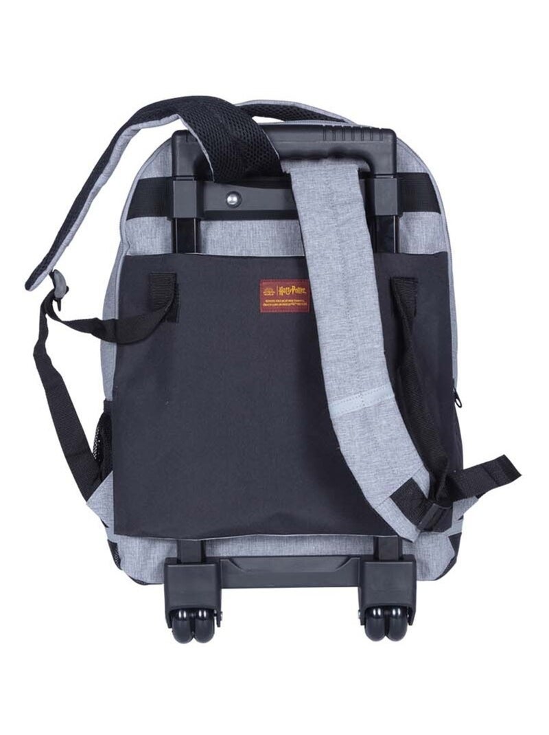 Mochila escolar con ruedas 2 compartimentos HARRY POTTER University gris Gris - Kiabi
