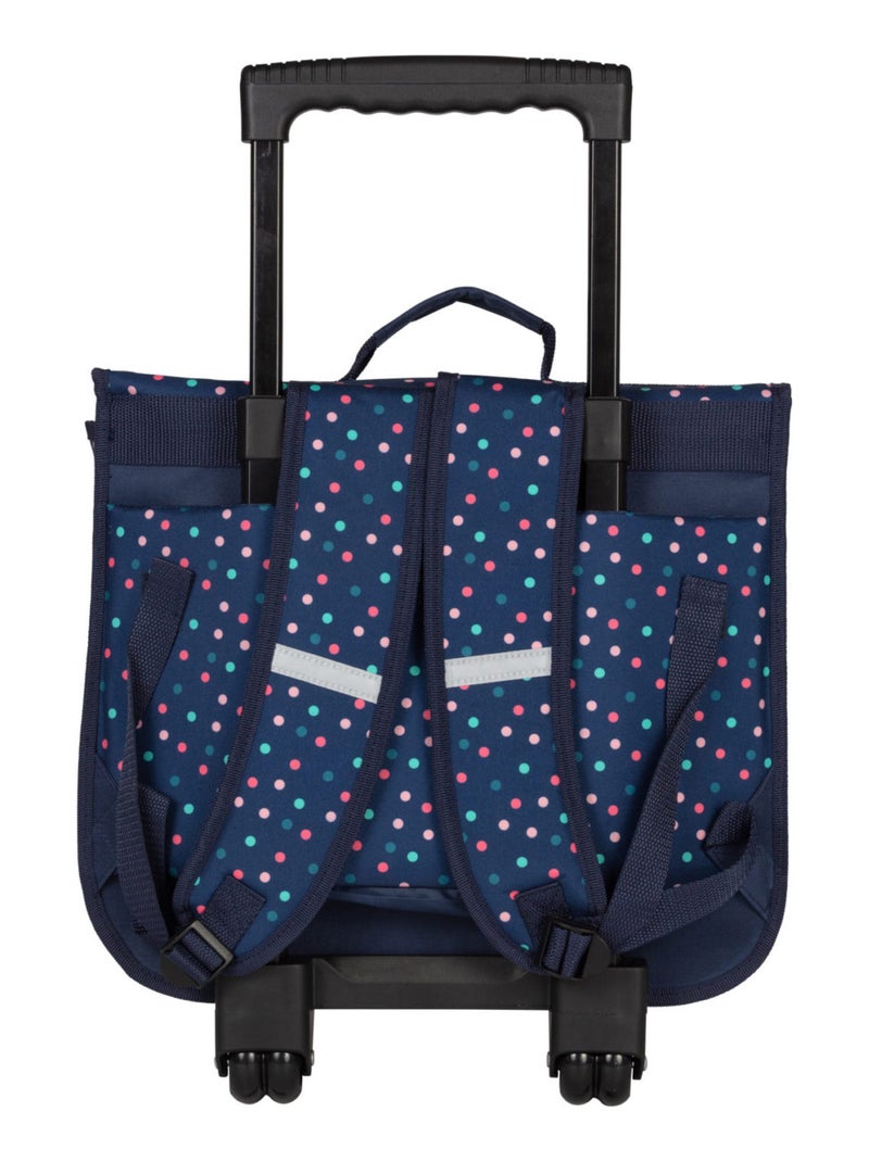 Mochila escolar con ruedas – 38 cm – kip Marino/Multicolor - Kiabi
