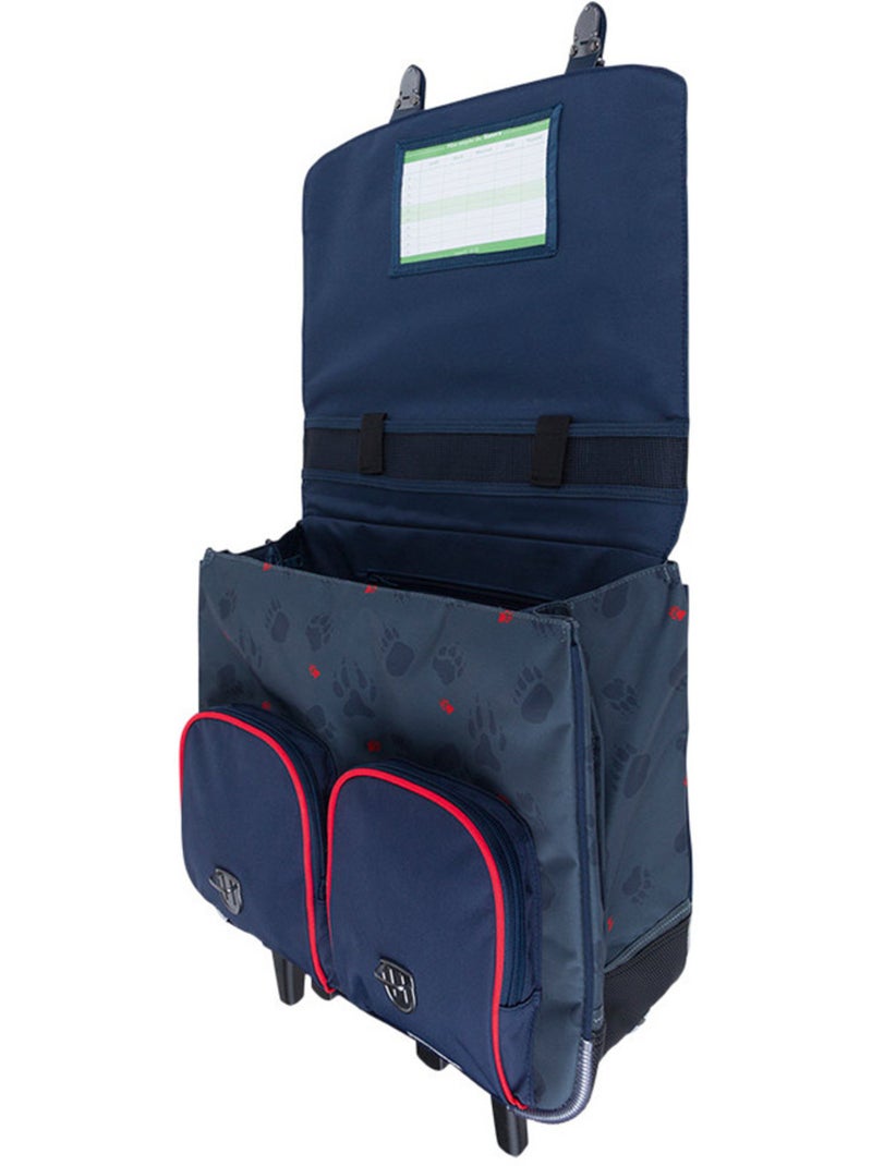Mochila escolar con ruedas – 41 cm – colección escolar 2027 – tann's Gris/Multicolor - Kiabi