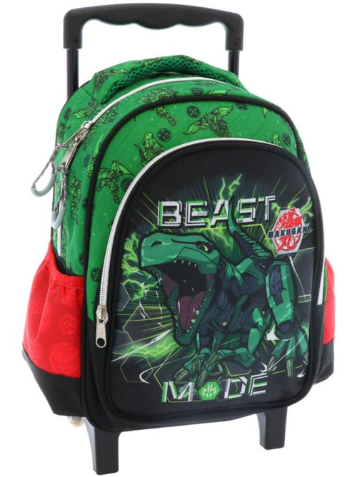 Mochila escolar con ruedas bakugan pvc laminado y asa telescópica - Kiabi Mochila escolar con ruedas bakugan pvc laminado y asa telescópica - Kiabi