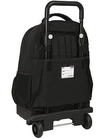 Mochila escolar con ruedas blackfit8 cmp extraíble y asa telescópica