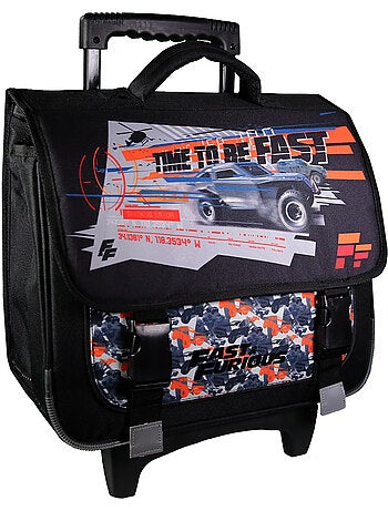 Mochila escolar con ruedas fast and furious – 38 cm