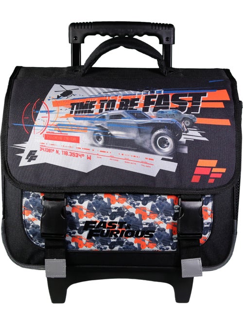 Mochila escolar con ruedas fast and furious – 38 cm - Kiabi