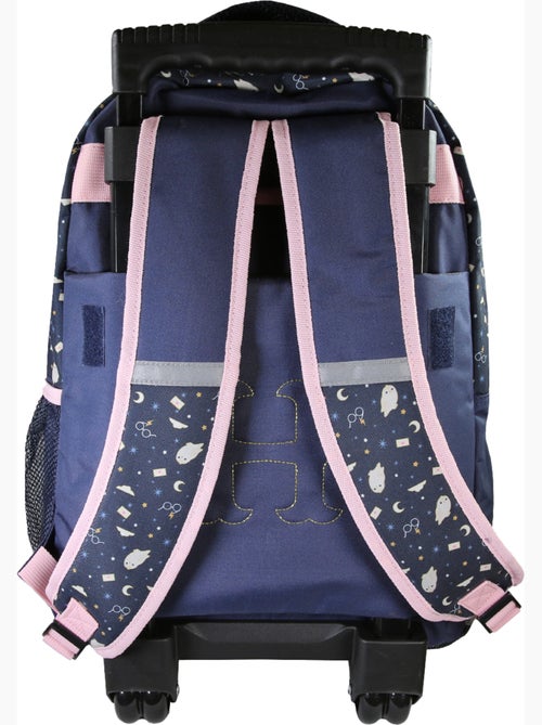 Mochila escolar con ruedas Harry Potter azul noche 2 compartimentos - Kiabi Mochila escolar con ruedas Harry Potter azul noche 2 compartimentos - Kiabi
