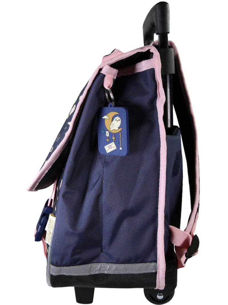 Mochila escolar con ruedas harry potter – wizarding world – 38 cm Azul Rosa - Kiabi