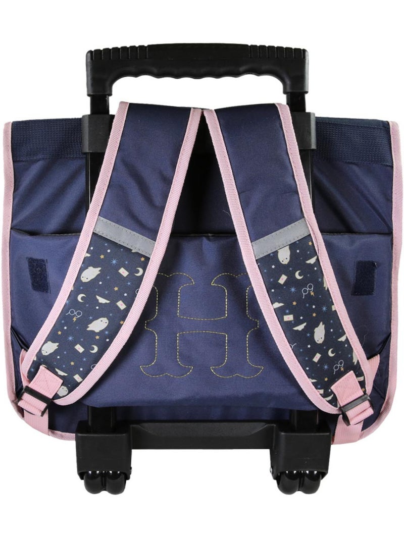 Mochila escolar con ruedas harry potter – wizarding world – 38 cm Azul Rosa - Kiabi