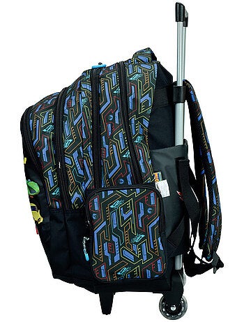 Mochila escolar con ruedas hot wheels activate 46 cm