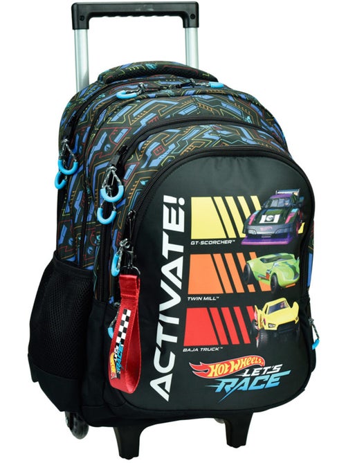 Mochila escolar con ruedas hot wheels activate 46 cm - Kiabi Mochila escolar con ruedas hot wheels activate 46 cm - Kiabi