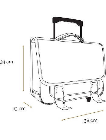 Mochila escolar con ruedas las tortugas ninja – 38 cm