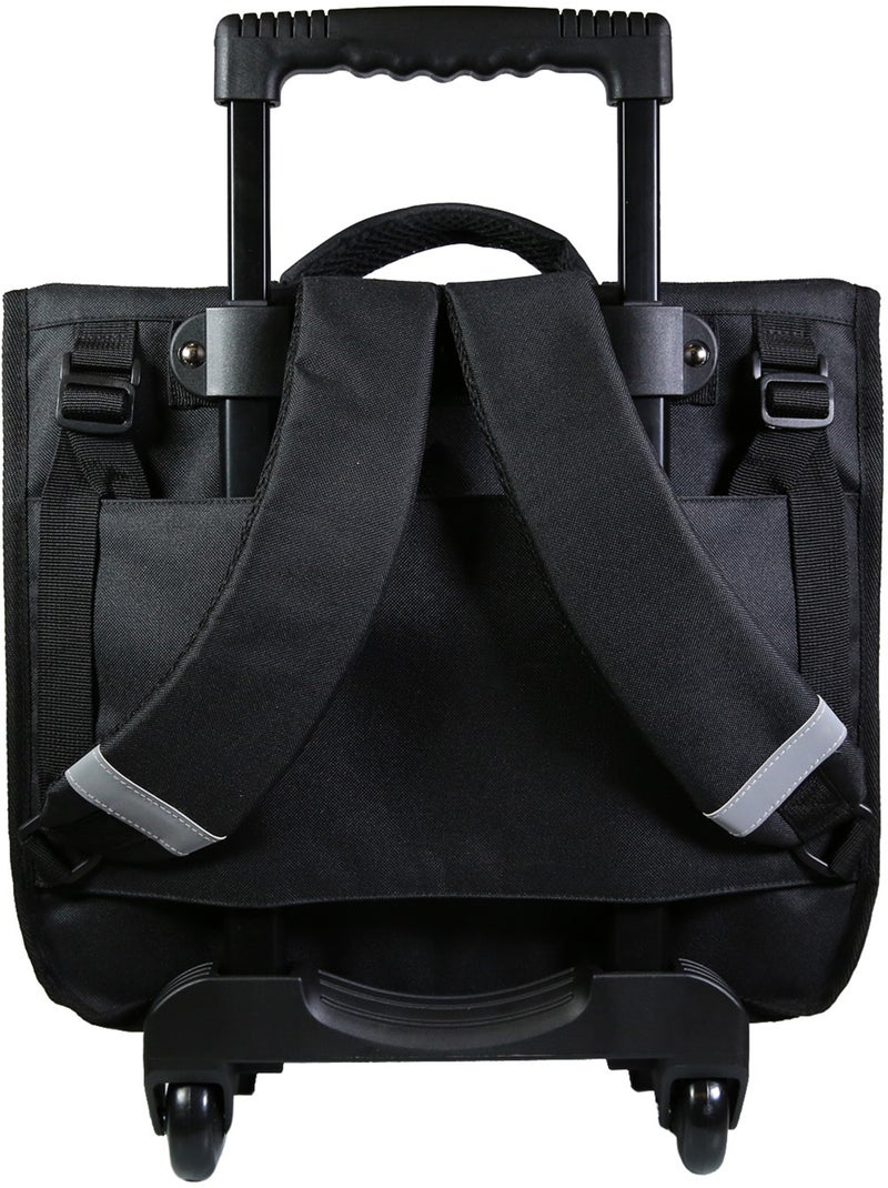 Mochila escolar con ruedas las tortugas ninja – 38 cm Negro - Kiabi