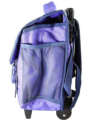 Mochila escolar con ruedas niña Cybel 38 cm violeta 2 compartimentos primaria