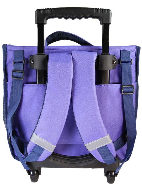 Mochila escolar con ruedas niña Cybel 38 cm violeta 2 compartimentos primaria - Kiabi