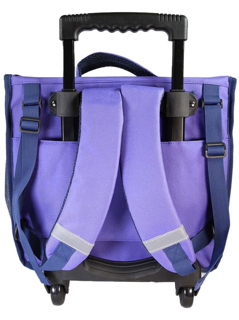 Mochila escolar con ruedas niña Cybel 38 cm violeta 2 compartimentos primaria Multicolor - Kiabi