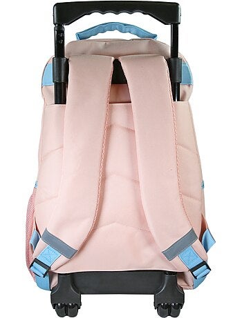 Mochila escolar con ruedas niña Cybel Unicornio azul y rosa 2 compartimentos