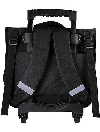 Mochila escolar con ruedas niño Fast & Furious 38 cm negra 2 compartimentos