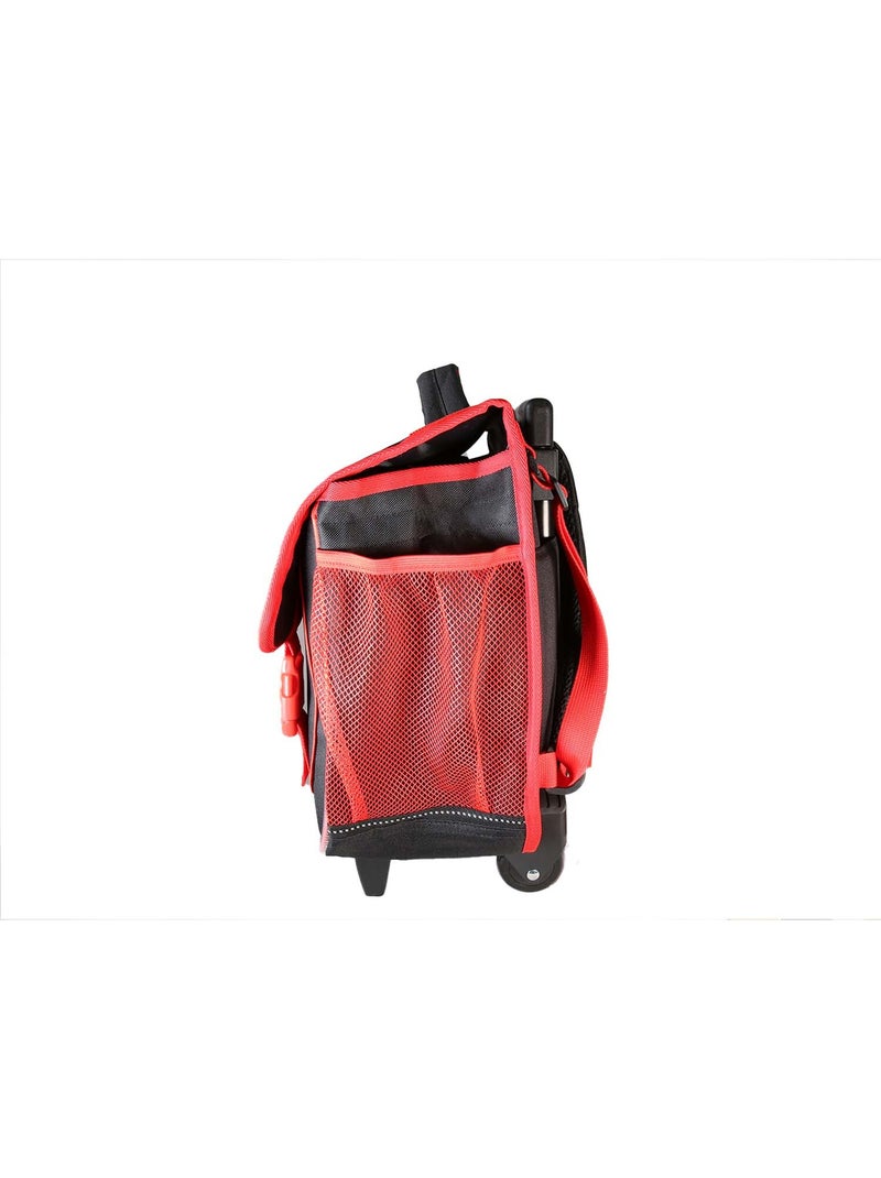 Mochila escolar con ruedas niño Spider-Man 38 cm roja y negra 2 compartimentos Multicolor - Kiabi