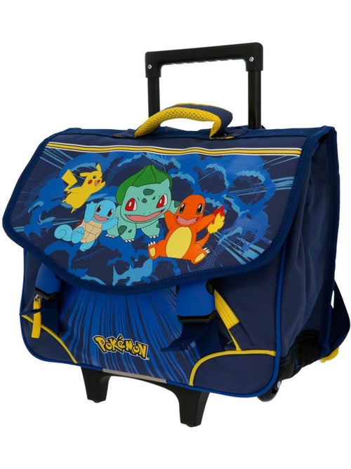 Mochila escolar con ruedas pokémon – pokemon starter pack 2 compartimentos – 41 cm - Kiabi Mochila escolar con ruedas pokémon – pokemon starter pack 2 compartimentos – 41 cm - Kiabi