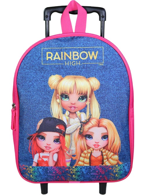 Mochila escolar con ruedas rainbow high 32 cm infantil - cmp - Kiabi Mochila escolar con ruedas rainbow high 32 cm infantil - cmp - Kiabi
