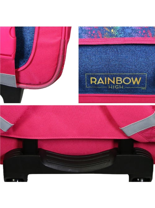 Mochila escolar con ruedas rainbow high 38 cm – cmp - Kiabi