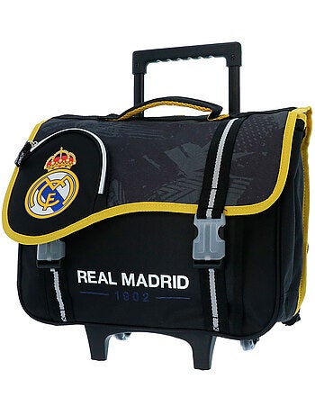 Mochila escolar con ruedas real madrid 1902 41 cm 2 compartimentos