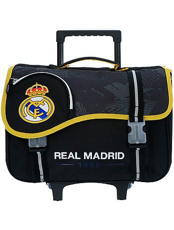 Mochila escolar con ruedas real madrid 1902 41 cm 2 compartimentos