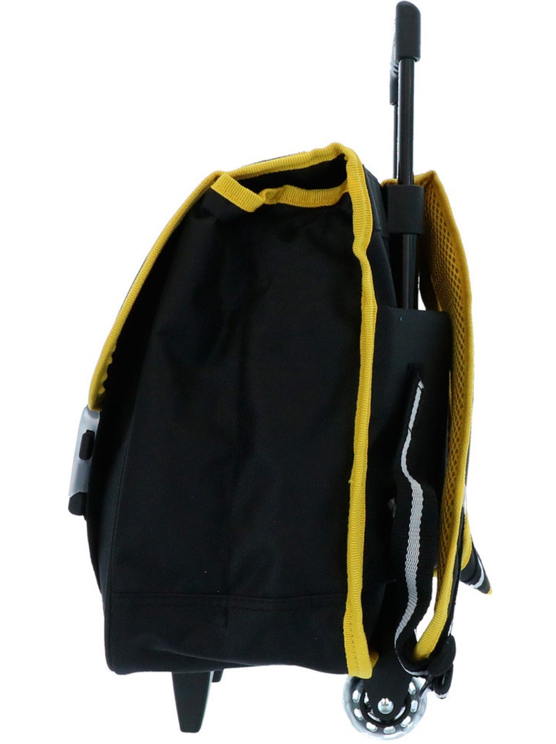 Mochila escolar con ruedas real madrid 1902 41 cm 2 compartimentos Negro - Kiabi