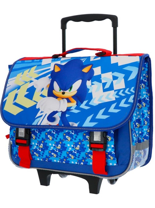 Mochila escolar con ruedas sonic flash 41 cm 2 compartimentos - Kiabi Mochila escolar con ruedas sonic flash 41 cm 2 compartimentos - Kiabi
