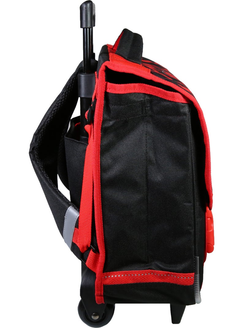 Mochila escolar con ruedas spider-man – 38 cm Negro - Kiabi