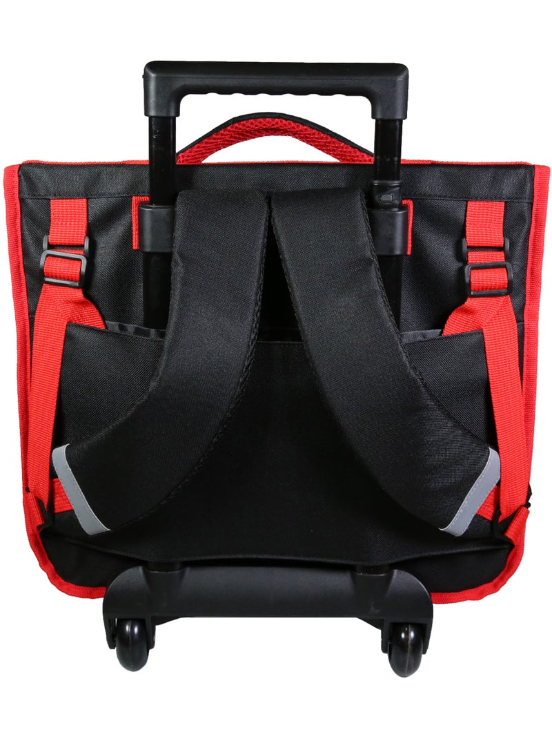 Mochila escolar con ruedas spider-man – 38 cm Negro - Kiabi