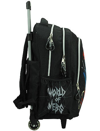 Mochila escolar con ruedas spider-man de tejido gim
