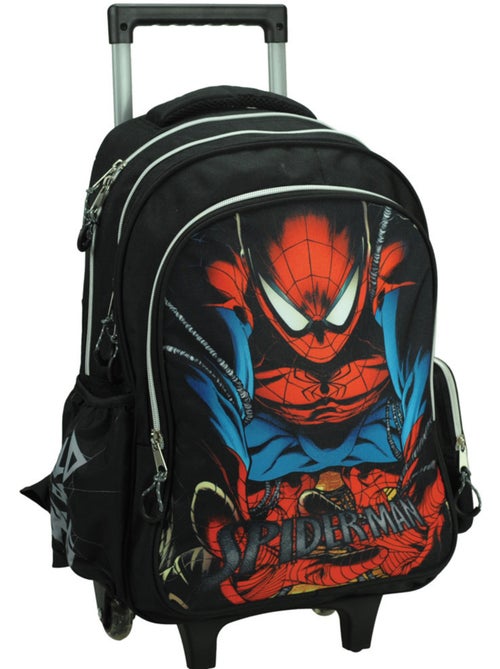 Mochila escolar con ruedas spider-man de tejido gim - Kiabi Mochila escolar con ruedas spider-man de tejido gim - Kiabi