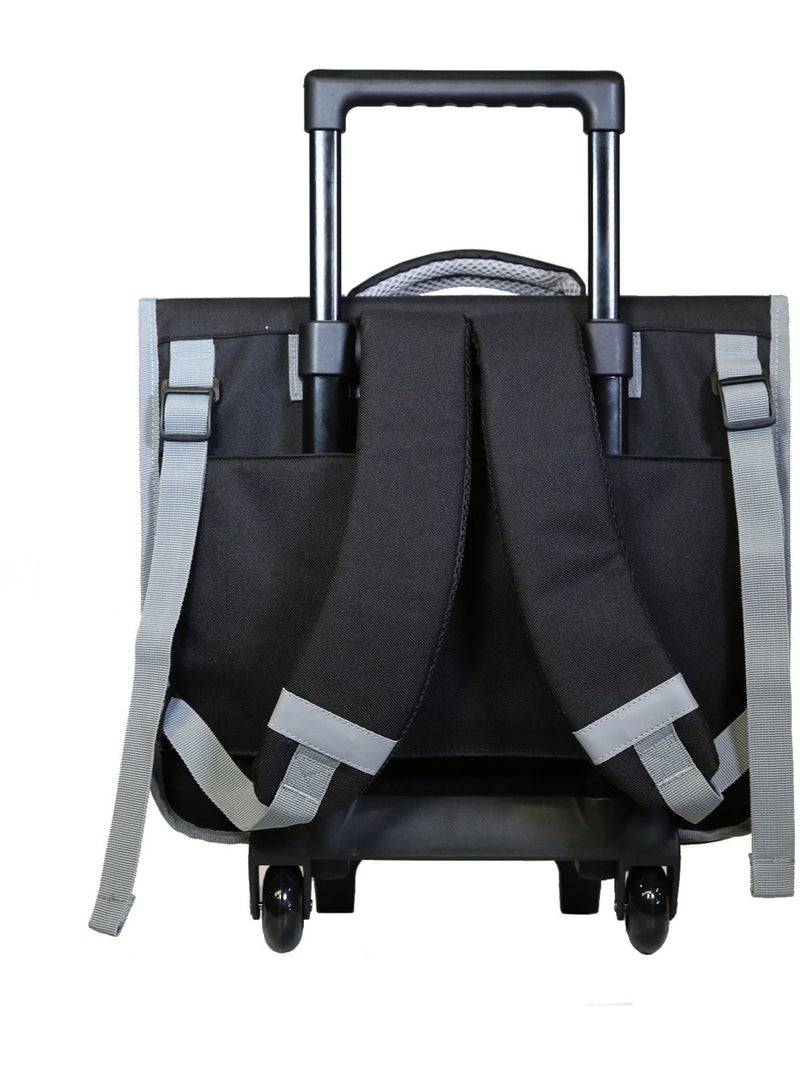 Mochila escolar con ruedas star wars – stormtrooper 38 cm Negro - Kiabi