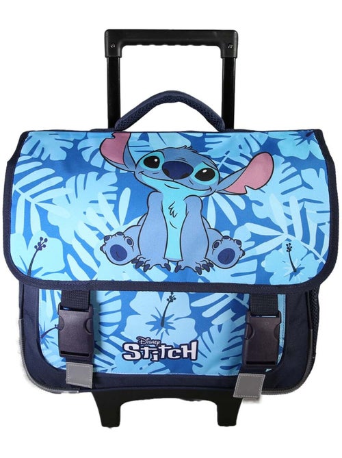 Mochila escolar con ruedas Stitch 38 cm azul 2 compartimentos - Kiabi Mochila escolar con ruedas Stitch 38 cm azul 2 compartimentos - Kiabi