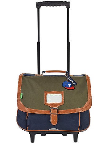 Mochila escolar con ruedas tann's axel bicolor 38 cm