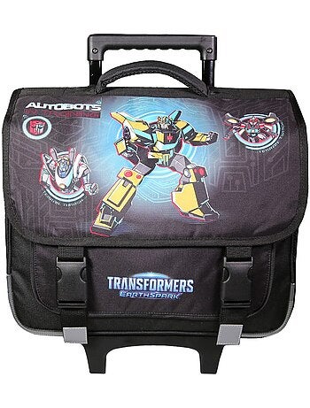 Mochila escolar con ruedas transformers – earthspark 38 cm