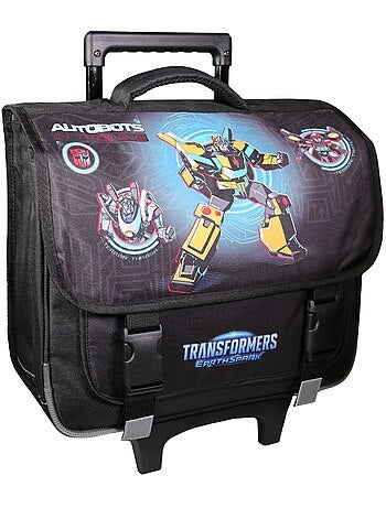 Mochila escolar con ruedas transformers – earthspark 38 cm
