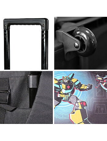 Mochila escolar con ruedas transformers – earthspark 38 cm