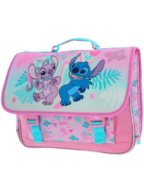 Mochila escolar con solapa lilo y stitch angel 41 cm poliéster - Kiabi Mochila escolar con solapa lilo y stitch angel 41 cm poliéster - Kiabi