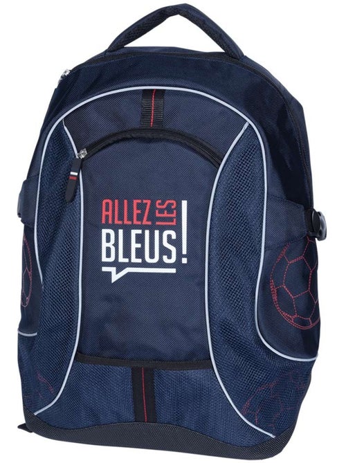 Mochila escolar de tejido premium allez les bleus 42 cm - Kiabi Mochila escolar de tejido premium allez les bleus 42 cm - Kiabi