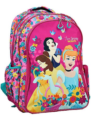 Mochila escolar disney princess motivo floral 43 cm