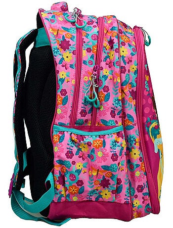 Mochila escolar disney princess motivo floral 43 cm