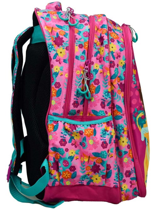 Mochila escolar disney princess motivo floral 43 cm - Kiabi Mochila escolar disney princess motivo floral 43 cm - Kiabi