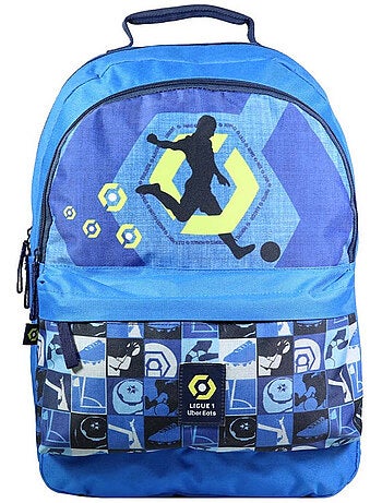 Mochila escolar football ligue 1 oficial 43 cm