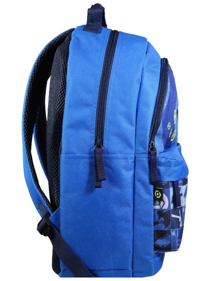Mochila escolar football ligue 1 oficial 43 cm Azul - Kiabi